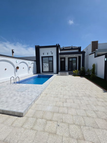 Şüvəlanda Kupçalı Hovuzlu Həyət Evi Satılır – 3 Sotda 140 m² Villa, -2