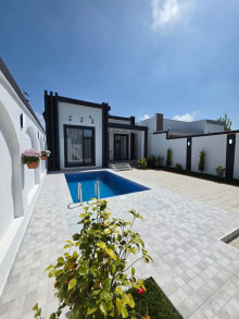 Şüvəlanda Kupçalı Hovuzlu Həyət Evi Satılır – 3 Sotda 140 m² Villa, -3