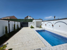 Şüvəlanda Kupçalı Hovuzlu Həyət Evi Satılır – 3 Sotda 140 m² Villa, -5